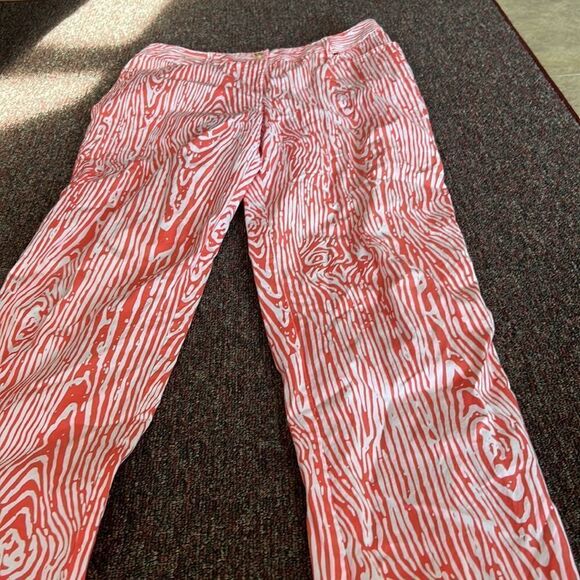 J. McLaughlin coral and white pants 8 - Picture 3 of 7